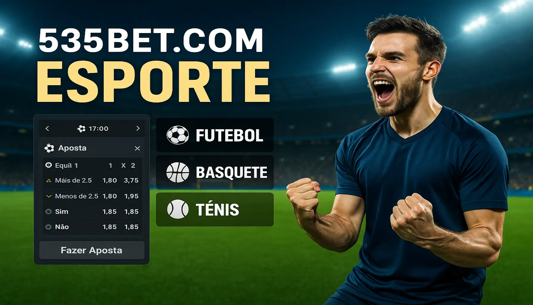 Aposte em apostas esportivas no cassino online 535BET.COM